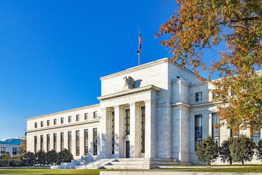 Slika stavbe ameriske centralne banke na sedezu 05022023